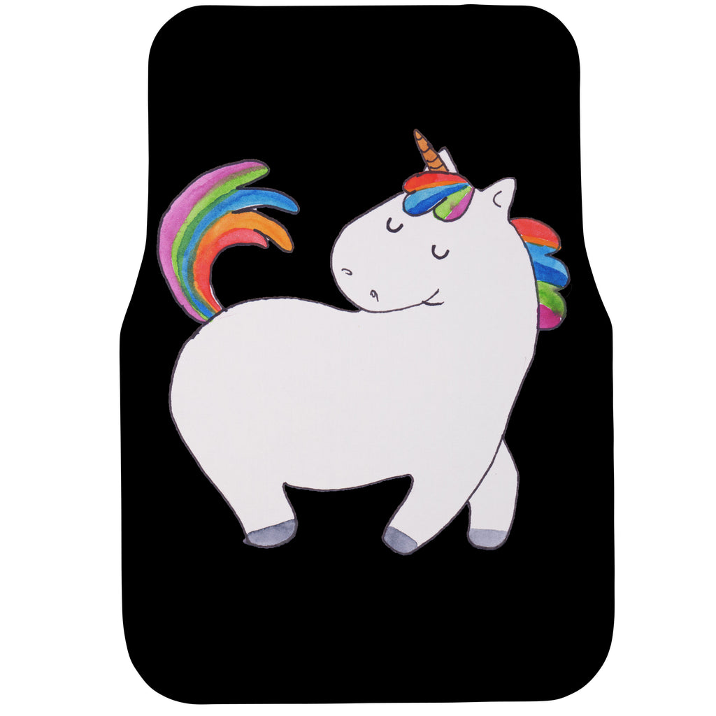 Fahrer Autofußmatte Einhorn stolzierend Autofußmatten, Fußmatte Auto, Fahrer, Schmutzmatte Auto, Einhorn, Einhörner, Einhorn Deko, Pegasus, Unicorn, stolz, anders, bunt, Pferd, Reiter, Reiten, Freundin, Geschenk