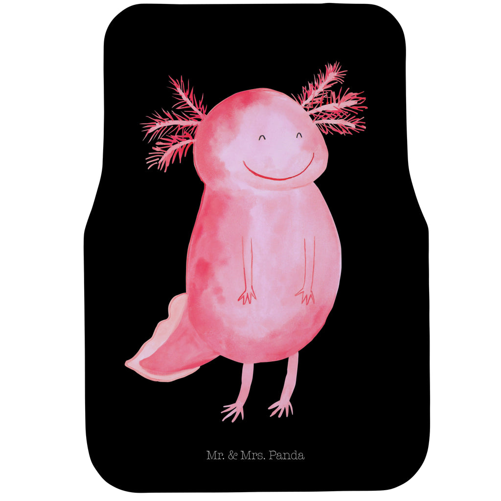 Fahrer Autofußmatte Axolotl glücklich Autofußmatten, Fußmatte Auto, Fahrer, Schmutzmatte Auto, Axolotl, Molch, Axolot, Schwanzlurch, Lurch, Lurche, Motivation, gute Laune