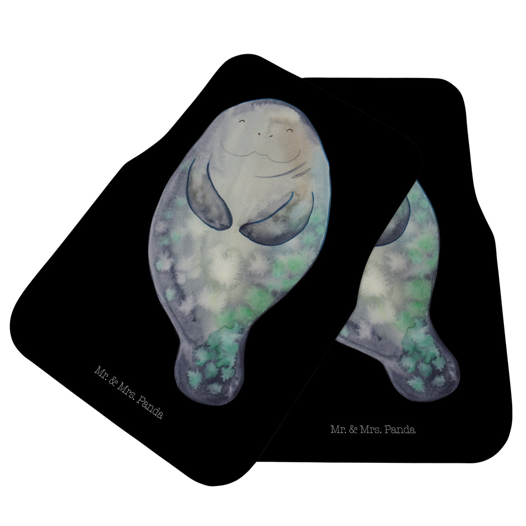 Fahrer Autofußmatte Seekuh happy Autofußmatten, Fußmatte Auto, Fahrer, Schmutzmatte Auto, Meerestiere, Meer, Urlaub, Seekuh, Seekühe, Selbstliebe, Respekt, Neuanfang, Neustart, Achtsamkeit, Zufrieden, Liebeskummer, Freundin