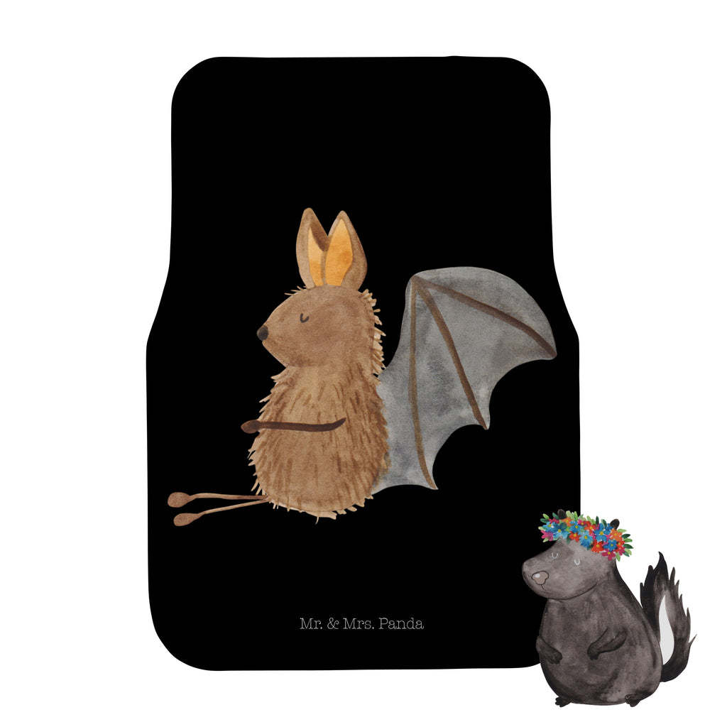 Fahrer Autofußmatte Fledermaus sitzend Autofußmatten, Fußmatte Auto, Fahrer, Schmutzmatte Auto, Tiermotive, Gute Laune, lustige Sprüche, Tiere, Fledermaus, Fledermäuse, Motivation, entspannen