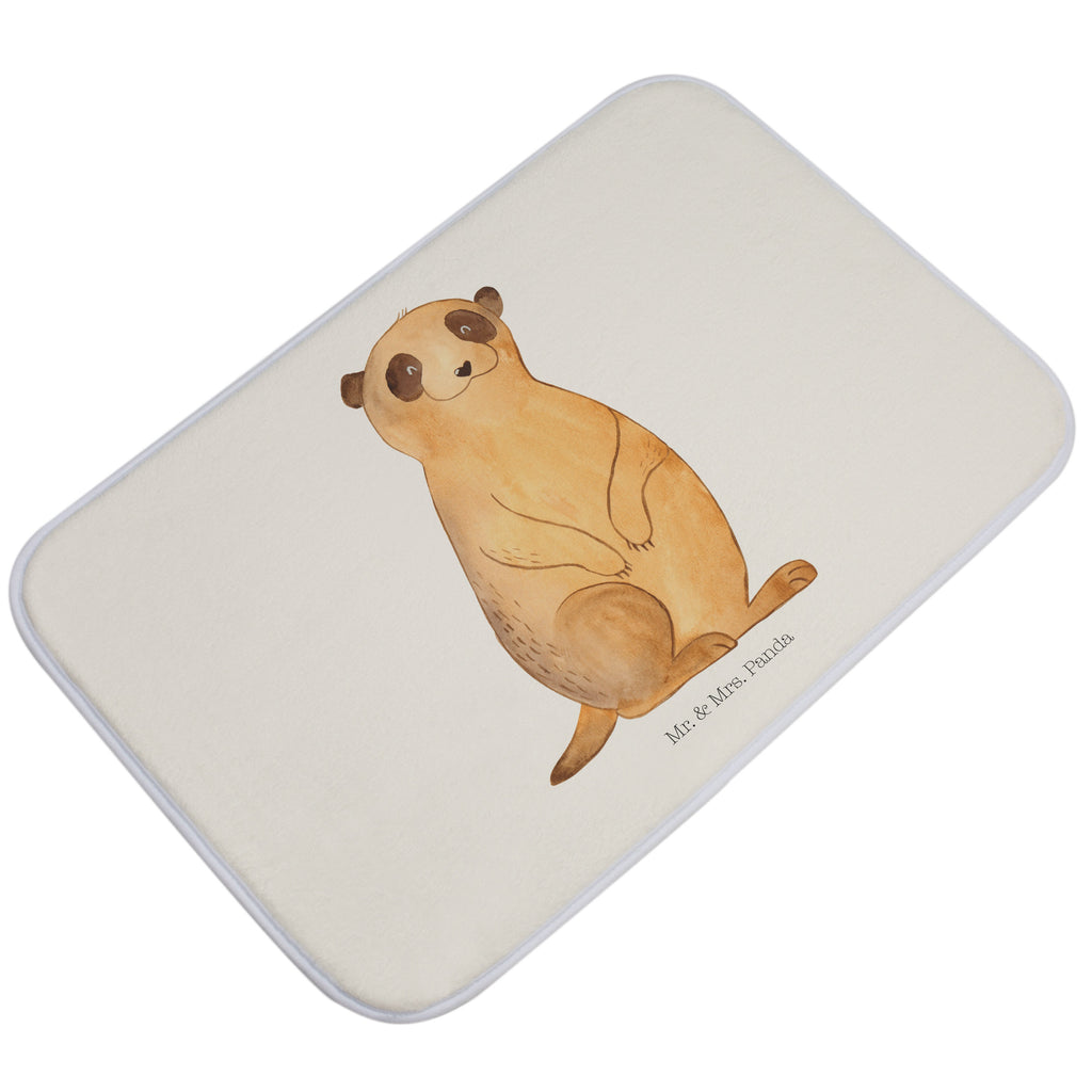 Badvorleger Erdmännchen Badematte, Badteppich, Duschvorleger, Badezimmerteppich, Badezimmermatte, Badvorleger, Duschmatte, Duschteppich, Afrika, Wildtiere, Erdmännchen, Reisen, Spruch, Weltreise, Afrikareise, Roadtrip, Traveling