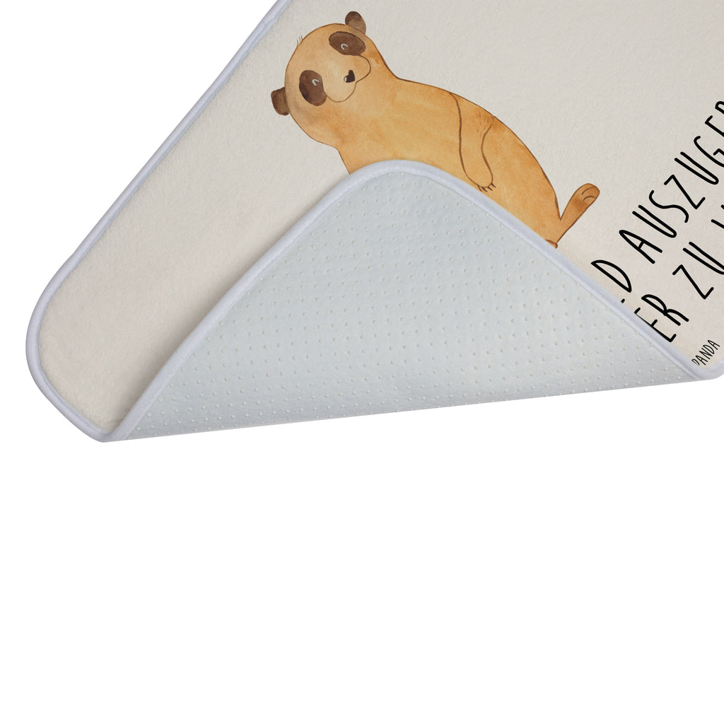 Badvorleger Erdmännchen Badematte, Badteppich, Duschvorleger, Badezimmerteppich, Badezimmermatte, Badvorleger, Duschmatte, Duschteppich, Afrika, Wildtiere, Erdmännchen, Reisen, Spruch, Weltreise, Afrikareise, Roadtrip, Traveling