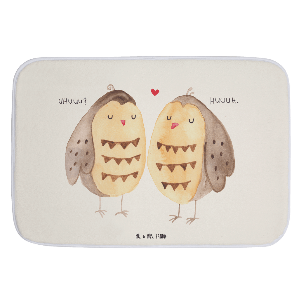 Badvorleger Eule Liebe Badematte, Badteppich, Duschvorleger, Badezimmerteppich, Badezimmermatte, Badvorleger, Duschmatte, Duschteppich, Eule, Eule Deko, Liebe, Hochzeit Spruch, Owl, All you need is love, Liebe Spruch, Freundin Geschenk, Freund, Wortspiel lustig