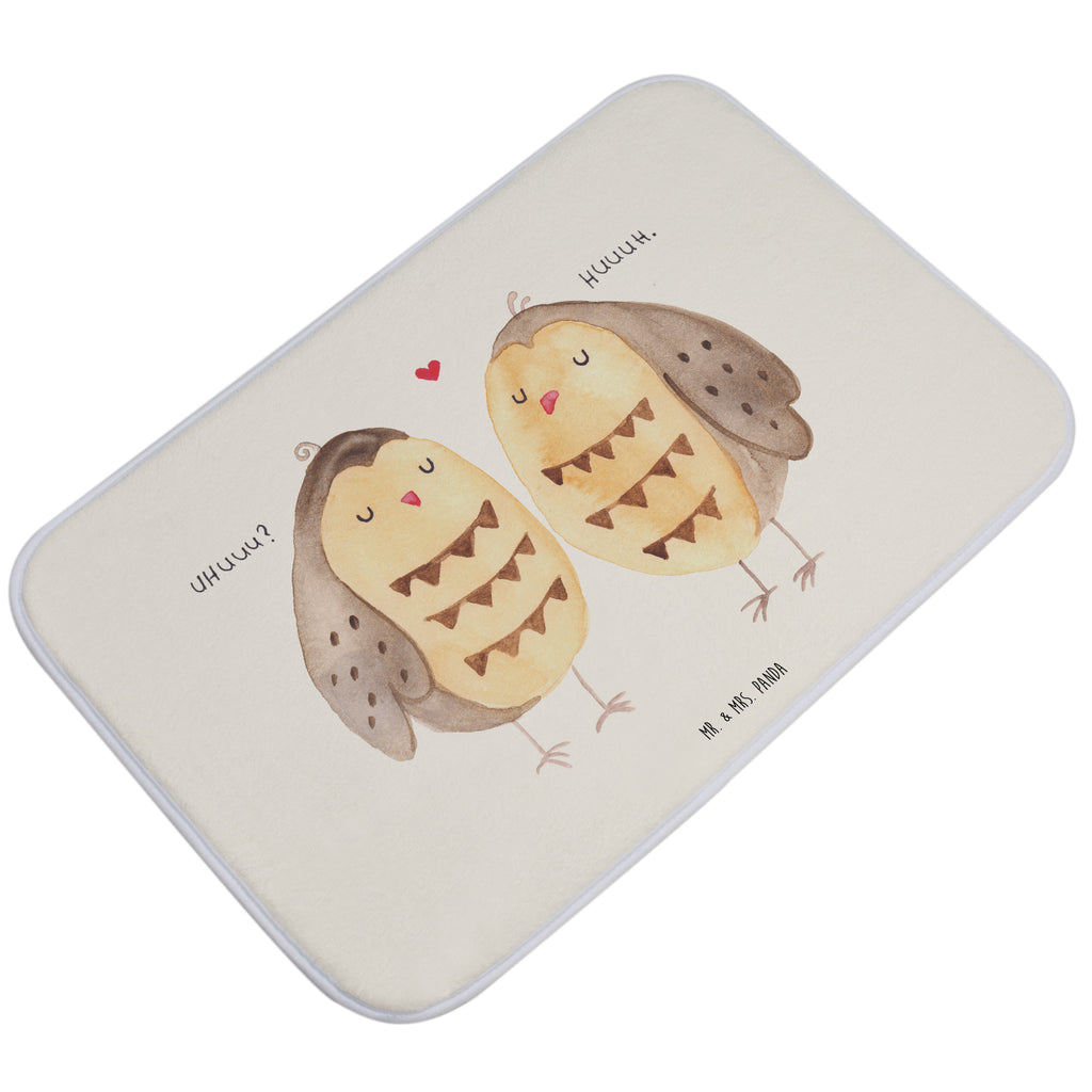 Badvorleger Eule Liebe Badematte, Badteppich, Duschvorleger, Badezimmerteppich, Badezimmermatte, Badvorleger, Duschmatte, Duschteppich, Eule, Eule Deko, Liebe, Hochzeit Spruch, Owl, All you need is love, Liebe Spruch, Freundin Geschenk, Freund, Wortspiel lustig