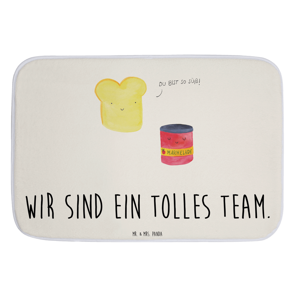 Badvorleger Toast & Marmelade Badematte, Badteppich, Duschvorleger, Badezimmerteppich, Badezimmermatte, Badvorleger, Duschmatte, Duschteppich, Tiermotive, Gute Laune, lustige Sprüche, Tiere, Toast, Marmelade, Dreamteam, süße Postkarte, süß, Küche Deko, Küche Spruch, Frühstück Einladung, Brot, Toastbrot