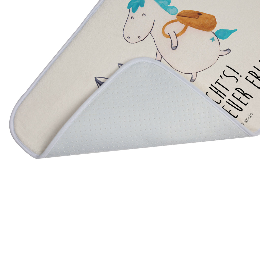 Badvorleger Einhorn Bergsteiger Badematte, Badteppich, Duschvorleger, Badezimmerteppich, Badezimmermatte, Badvorleger, Duschmatte, Duschteppich, Einhorn, Einhörner, Einhorn Deko, Pegasus, Unicorn, Bergsteiger, Abenteuer, Berge, Abenteurer, Weltenbummler, Weltreise, Reisen, Urlaub, Entdecker