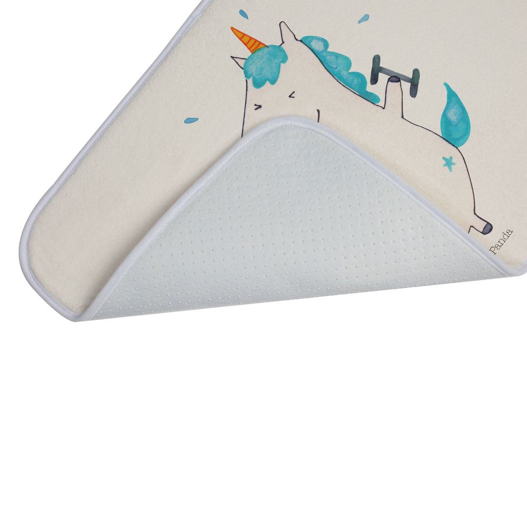 Badvorleger Einhorn Fitness Badematte, Badteppich, Duschvorleger, Badezimmerteppich, Badezimmermatte, Badvorleger, Duschmatte, Duschteppich, Einhorn, Einhörner, Einhorn Deko, Pegasus, Unicorn, Gym, Fitness, Fitnessstudio, Diät, Abnehmen, Sport, Pumpen, Geräte, Sixpack