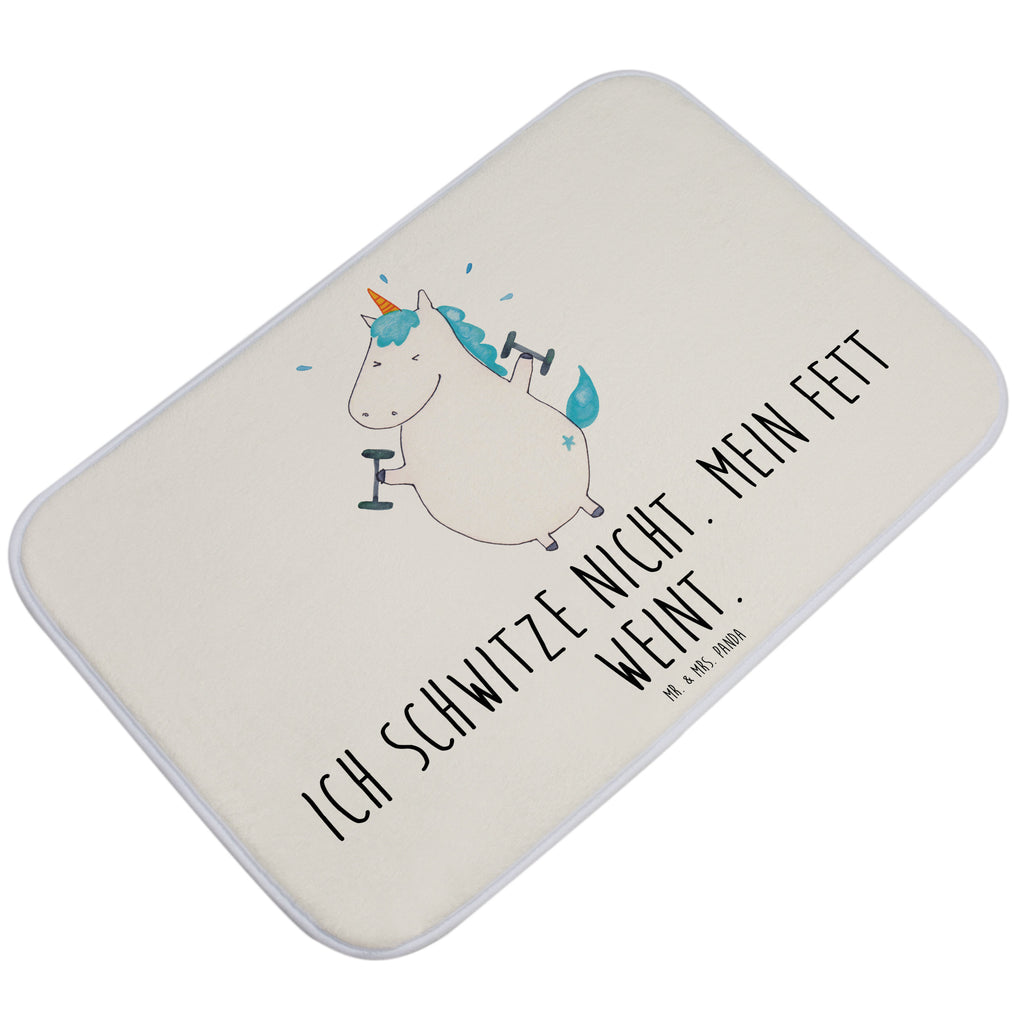 Badvorleger Einhorn Fitness Badematte, Badteppich, Duschvorleger, Badezimmerteppich, Badezimmermatte, Badvorleger, Duschmatte, Duschteppich, Einhorn, Einhörner, Einhorn Deko, Pegasus, Unicorn, Gym, Fitness, Fitnessstudio, Diät, Abnehmen, Sport, Pumpen, Geräte, Sixpack