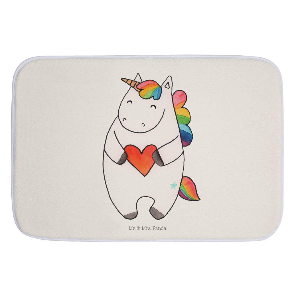 Badvorleger Einhorn Herz Badematte, Badteppich, Duschvorleger, Badezimmerteppich, Badezimmermatte, Badvorleger, Duschmatte, Duschteppich, Einhorn, Einhörner, Einhorn Deko, Pegasus, Unicorn, Herz, schlimm, böse, witzig, lustig, Freundin, anders, bunt
