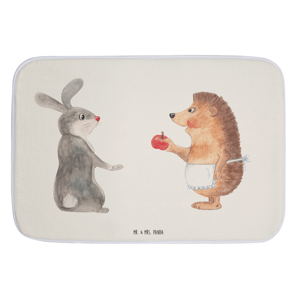 Badvorleger Liebe ist nie ohne Schmerz Badematte, Badteppich, Duschvorleger, Badezimmerteppich, Badezimmermatte, Badvorleger, Duschmatte, Duschteppich, Tiermotive, Gute Laune, lustige Sprüche, Tiere, Igel und Hase, Igel, Hase, Liebe Spruch, Liebeskummer Geschenk, Herzschmerz, Trösten, Trennungsschmerz, Spruch romantisch