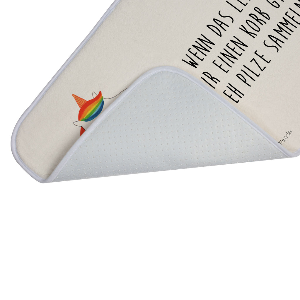 Badvorleger Einhorn Pilz Badematte, Badteppich, Duschvorleger, Badezimmerteppich, Badezimmermatte, Badvorleger, Duschmatte, Duschteppich, Einhorn, Einhörner, Einhorn Deko, Pegasus, Unicorn, Pilze, Pilzsammler, Motivation, Spruch, Liebeskummer