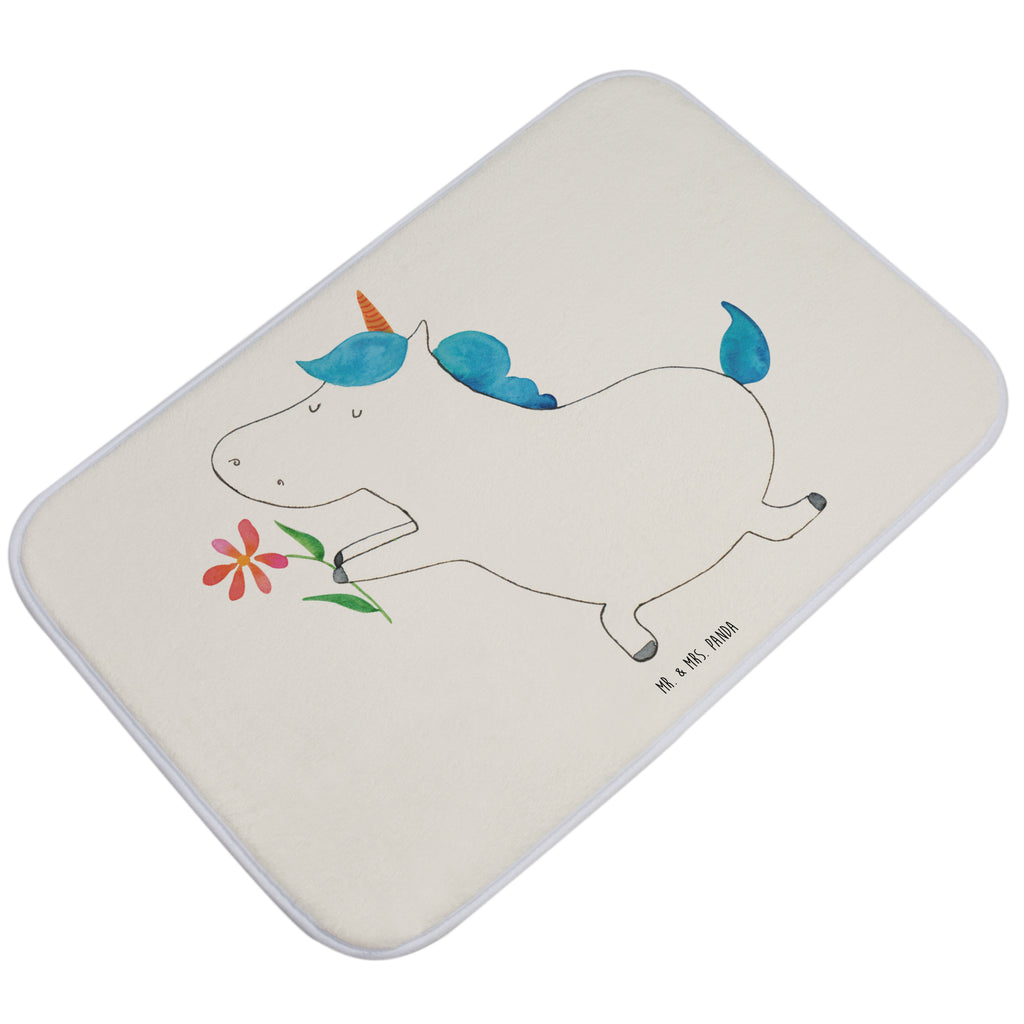 Badvorleger Einhorn Blume Badematte, Badteppich, Duschvorleger, Badezimmerteppich, Badezimmermatte, Badvorleger, Duschmatte, Duschteppich, Einhorn, Einhörner, Einhorn Deko, Pegasus, Unicorn, Liebe, Liebesbeweis, Antrag, Heiratsantrag, Verlobung, Ehepaar, Pärchen, Partner, Freund, Freundin, Ehe, heiraten