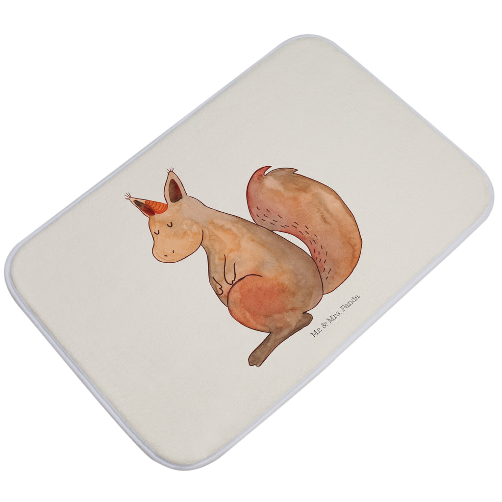 Badvorleger Einhörnchen Glaube Badematte, Badteppich, Duschvorleger, Badezimmerteppich, Badezimmermatte, Badvorleger, Duschmatte, Duschteppich, Einhorn, Einhörner, Einhorn Deko, Pegasus, Unicorn, Einhörnchen, Eichhörnchen, Eichhorn