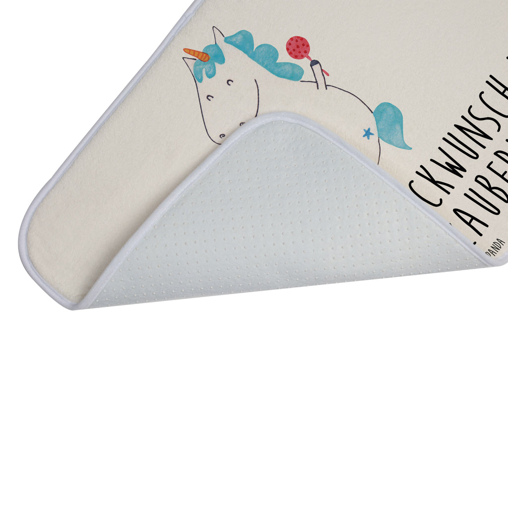 Badvorleger Einhorn Baby Badematte, Badteppich, Duschvorleger, Badezimmerteppich, Badezimmermatte, Badvorleger, Duschmatte, Duschteppich, Einhorn, Einhörner, Einhorn Deko, Pegasus, Unicorn, Mutter, Geburt, Geburtstag, erstes Kind, Baby, Babyglück, Nachwuchs, Eltern, Party, Kind, Schnuller