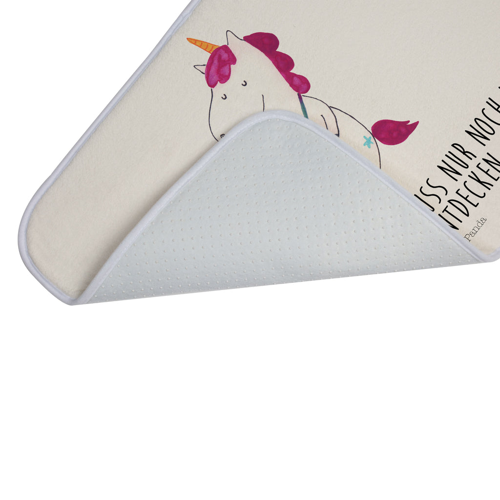 Badvorleger Einhorn Fotograf Badematte, Badteppich, Duschvorleger, Badezimmerteppich, Badezimmermatte, Badvorleger, Duschmatte, Duschteppich, Einhorn, Einhörner, Einhorn Deko, Pegasus, Unicorn, Fotograf, Fotografie, Kamera, Reisen, Weltreise, Weltenbummler, Urlaub, Tourist, Kurztrip, Reise, Städtereise