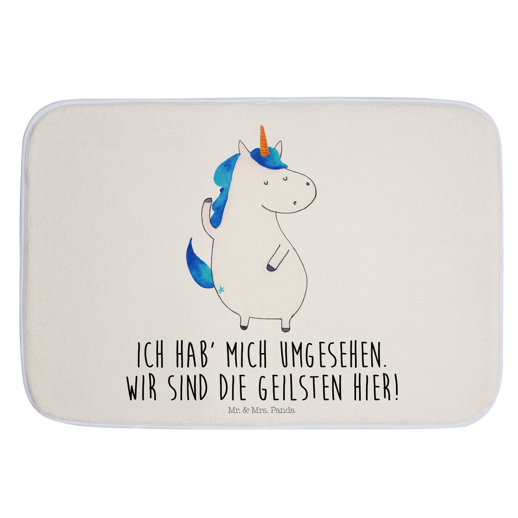 Badvorleger Einhorn Mann Badematte, Badteppich, Duschvorleger, Badezimmerteppich, Badezimmermatte, Badvorleger, Duschmatte, Duschteppich, Einhorn, Einhörner, Einhorn Deko, Pegasus, Unicorn, cool, Mann, Freundin, Familie, bester Freund, BFF, Party, hübsch, beste