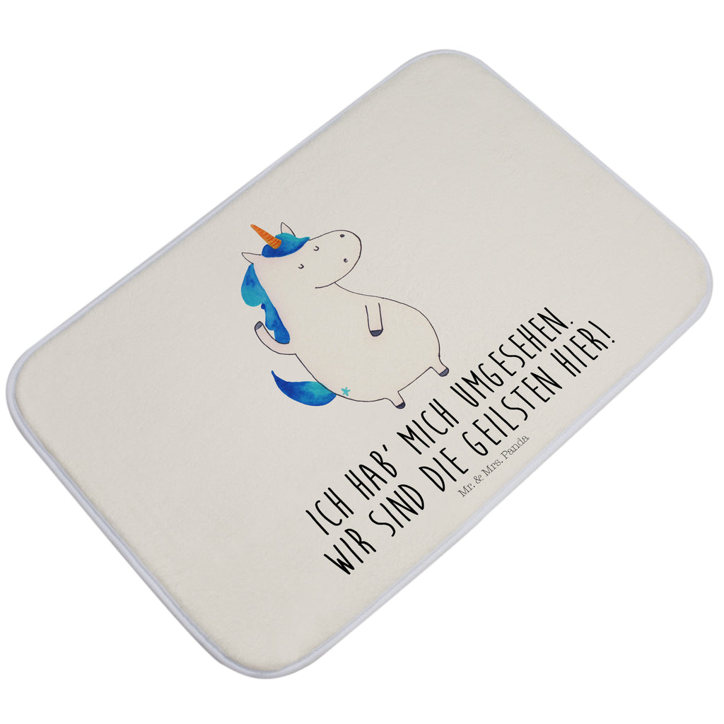 Badvorleger Einhorn Mann Badematte, Badteppich, Duschvorleger, Badezimmerteppich, Badezimmermatte, Badvorleger, Duschmatte, Duschteppich, Einhorn, Einhörner, Einhorn Deko, Pegasus, Unicorn, cool, Mann, Freundin, Familie, bester Freund, BFF, Party, hübsch, beste