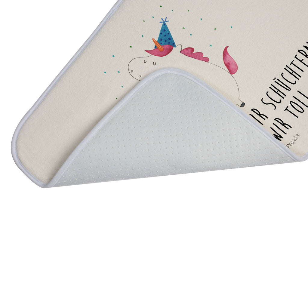 Badvorleger Einhorn Party Badematte, Badteppich, Duschvorleger, Badezimmerteppich, Badezimmermatte, Badvorleger, Duschmatte, Duschteppich, Einhorn, Einhörner, Einhorn Deko, Pegasus, Unicorn, Glitzer, Konfetti, Party, Geburtstag, Feier, Fest, Alkohol, Disco, Club