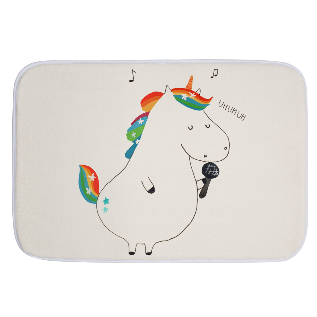 Badvorleger Einhorn Sänger Badematte, Badteppich, Duschvorleger, Badezimmerteppich, Badezimmermatte, Badvorleger, Duschmatte, Duschteppich, Einhorn, Einhörner, Einhorn Deko, Pegasus, Unicorn, Glitzer, Konfetti, Party, Geburtstag, Feier, Fest, Disco, Sängerin, Sänger, Freundin