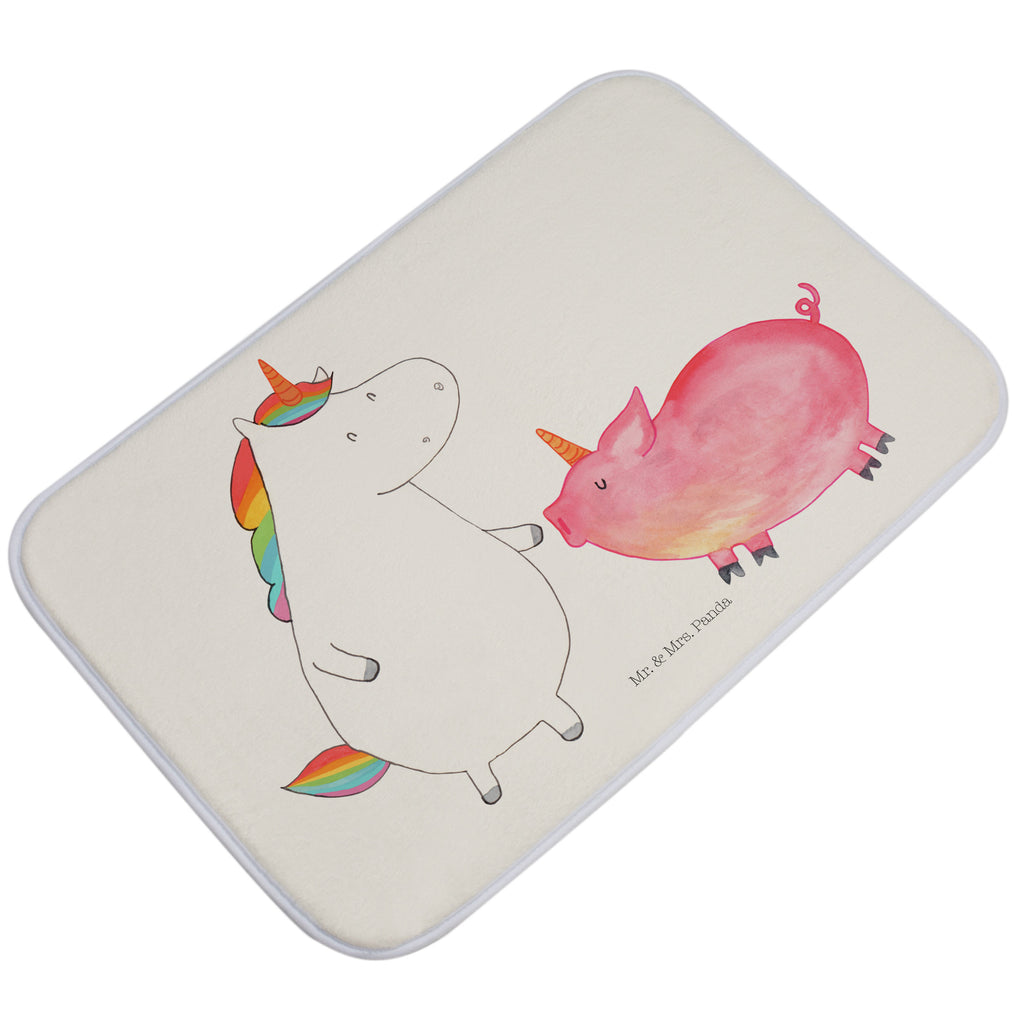 Badvorleger Einhorn + Schweinhorn Badematte, Badteppich, Duschvorleger, Badezimmerteppich, Badezimmermatte, Badvorleger, Duschmatte, Duschteppich, Einhorn, Einhörner, Einhorn Deko, Pegasus, Unicorn, Freundschaft, Schweinhorn, Schwein, Freundin, Schweinchen