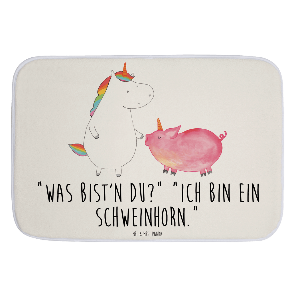 Badvorleger Einhorn + Schweinhorn Badematte, Badteppich, Duschvorleger, Badezimmerteppich, Badezimmermatte, Badvorleger, Duschmatte, Duschteppich, Einhorn, Einhörner, Einhorn Deko, Pegasus, Unicorn, Freundschaft, Schweinhorn, Schwein, Freundin, Schweinchen