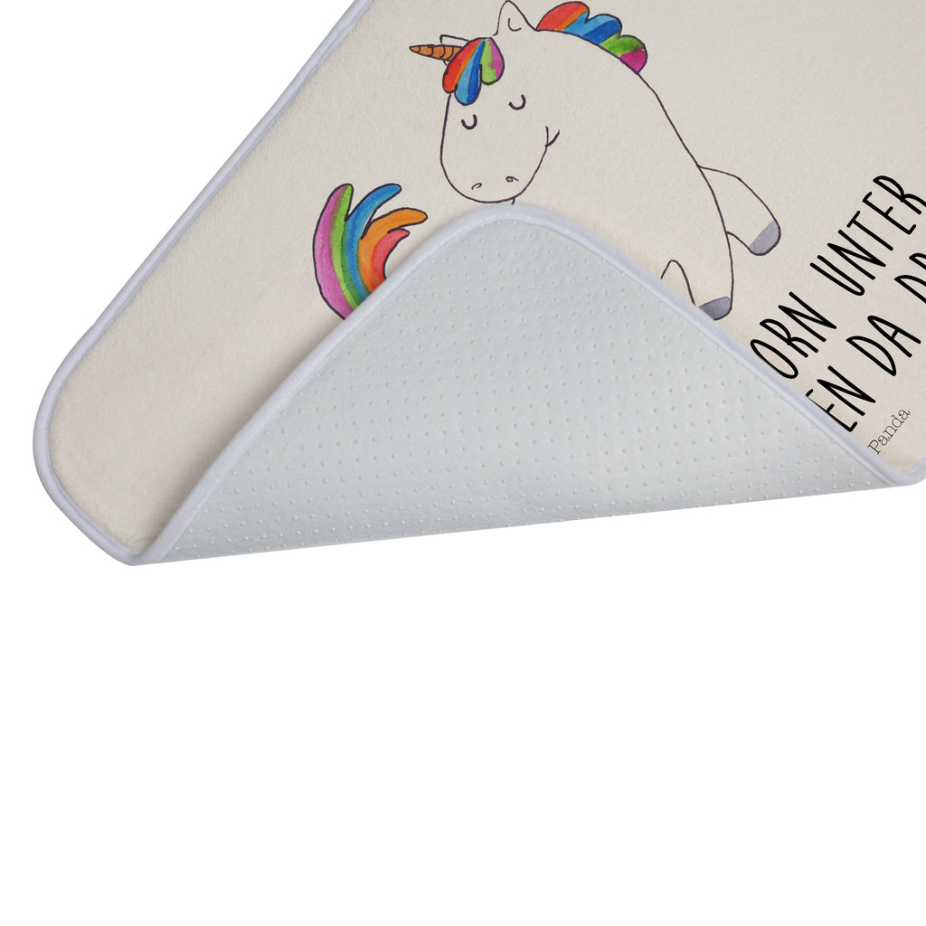 Badvorleger Einhorn stolzierend Badematte, Badteppich, Duschvorleger, Badezimmerteppich, Badezimmermatte, Badvorleger, Duschmatte, Duschteppich, Einhorn, Einhörner, Einhorn Deko, Pegasus, Unicorn, stolz, anders, bunt, Pferd, Reiter, Reiten, Freundin, Geschenk
