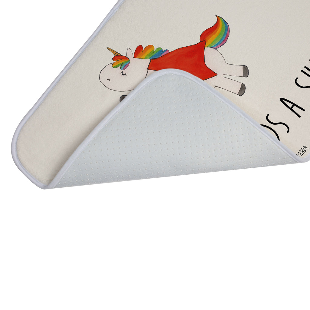 Badvorleger Einhorn Super Badematte, Badteppich, Duschvorleger, Badezimmerteppich, Badezimmermatte, Badvorleger, Duschmatte, Duschteppich, Einhorn, Einhörner, Einhorn Deko, Pegasus, Unicorn, Traummann, Superheld, Held, Freundin, Geschenk, Girl, Mädchen