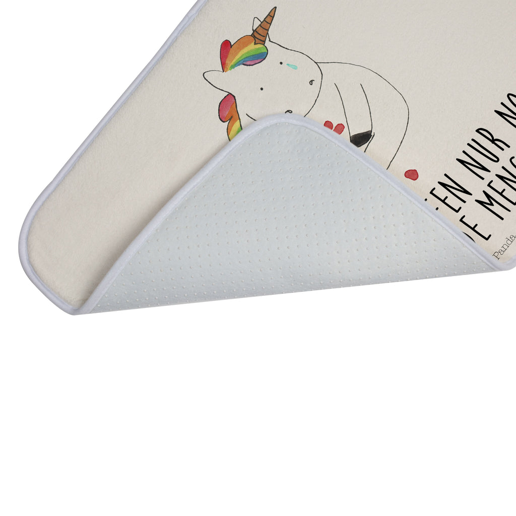 Badvorleger Einhorn Traurig Badematte, Badteppich, Duschvorleger, Badezimmerteppich, Badezimmermatte, Badvorleger, Duschmatte, Duschteppich, Einhorn, Einhörner, Einhorn Deko, Pegasus, Unicorn, Glitzer, Trösten. Freundschaft, Freunde, Liebe, Trauer, Grußkarte, Blume