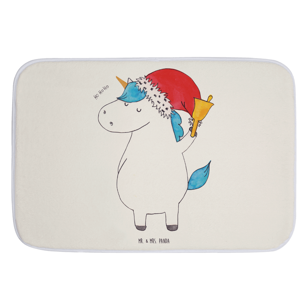 Badvorleger Einhorn Weihnachtsmann Badematte, Badteppich, Duschvorleger, Badezimmerteppich, Badezimmermatte, Badvorleger, Duschmatte, Duschteppich, Einhorn, Einhörner, Einhorn Deko, Pegasus, Unicorn, Gin, Schokolade, Schoki, Weihnachten, Weihnachtsmann, Nikolaus, Wunschzettel, Wunschliste, Feenstaub