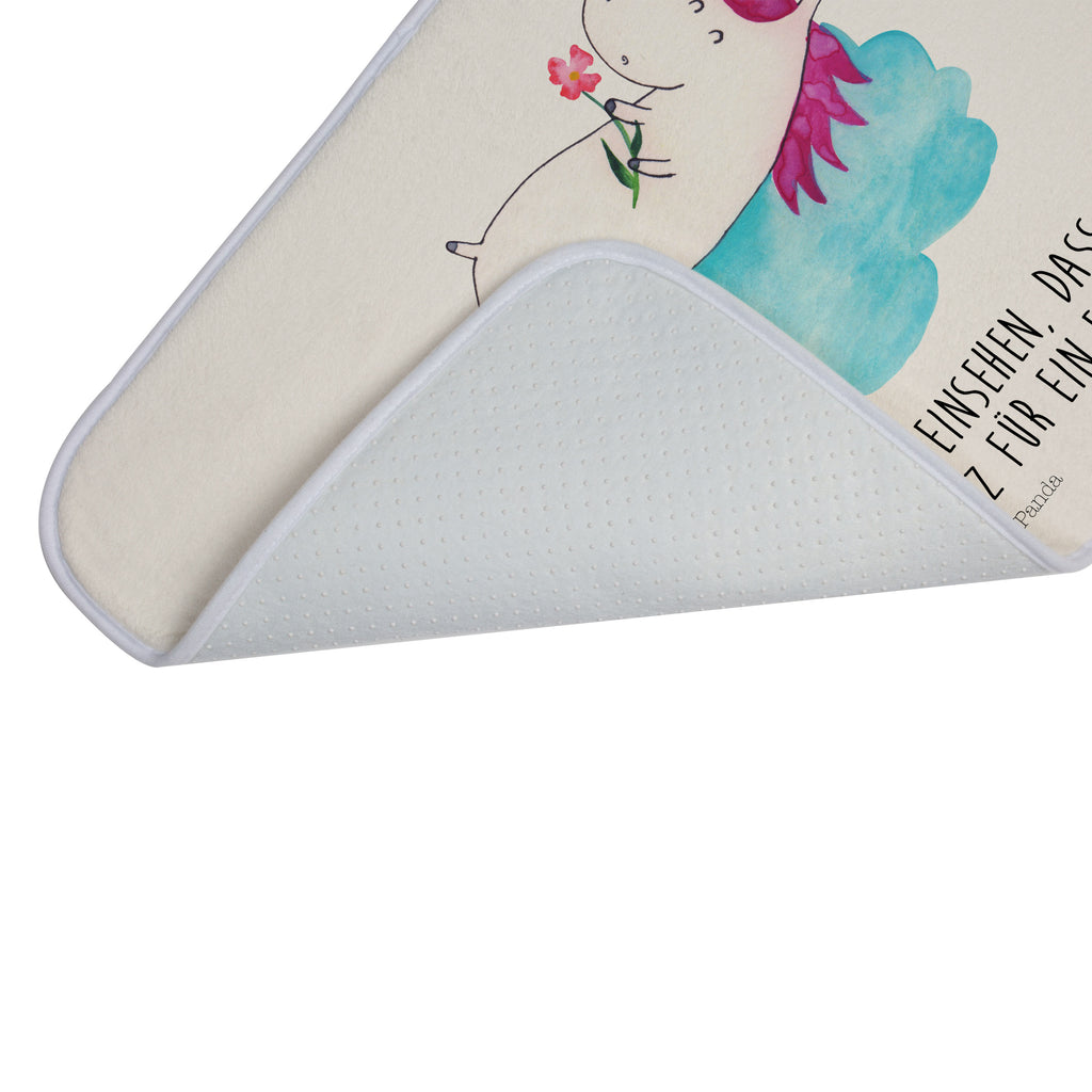 Badvorleger Einhorn verliebt auf Wolke Badematte, Badteppich, Duschvorleger, Badezimmerteppich, Badezimmermatte, Badvorleger, Duschmatte, Duschteppich, Einhorn, Einhörner, Einhorn Deko, Pegasus, Unicorn, verliebt, Liebe, Liebesbeweis, Freundin, Wolke