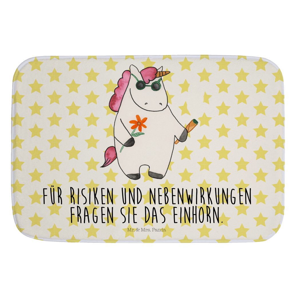 Badvorleger Einhorn Woodstock Badematte, Badteppich, Duschvorleger, Badezimmerteppich, Badezimmermatte, Badvorleger, Duschmatte, Duschteppich, Einhorn, Einhörner, Einhorn Deko, Pegasus, Unicorn, Kiffen, Joint, Zigarette, Alkohol, Party, Spaß. lustig, witzig, Woodstock