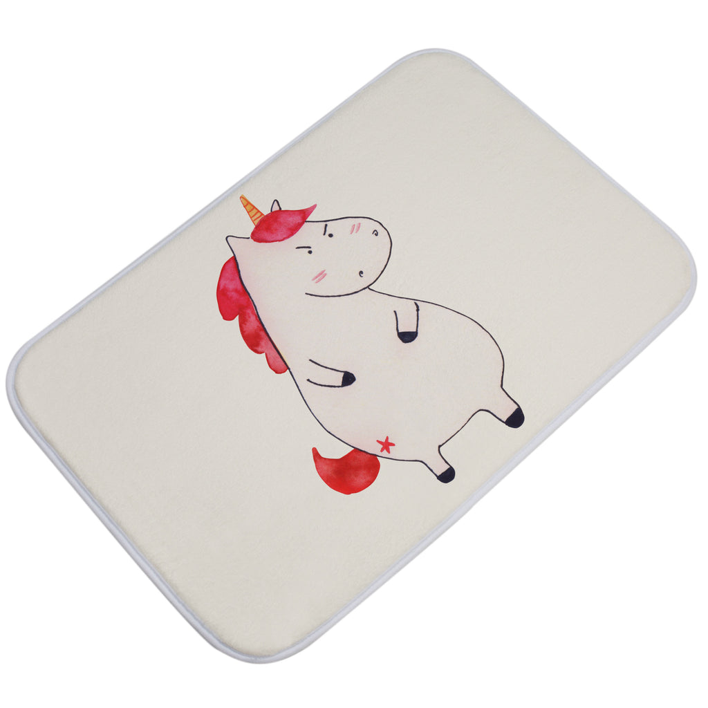 Badvorleger Einhorn wütend Badematte, Badteppich, Duschvorleger, Badezimmerteppich, Badezimmermatte, Badvorleger, Duschmatte, Duschteppich, Einhorn, Einhörner, Einhorn Deko, Pegasus, Unicorn, Realität, Ansage, lustlos, nein, Büro, Arbeit, wütend, dumme Fragen, lustig, Spaß, Geschenk