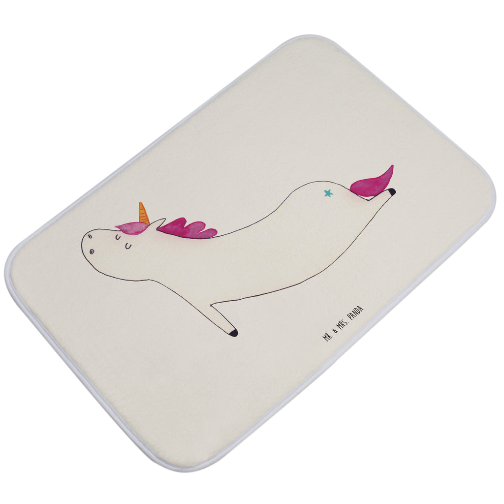 Badvorleger Einhorn Yoga Badematte, Badteppich, Duschvorleger, Badezimmerteppich, Badezimmermatte, Badvorleger, Duschmatte, Duschteppich, Einhorn, Einhörner, Einhorn Deko, Pegasus, Unicorn, Yoga, Namaste, Achtsamkeit, Entspannung, Joga, Yogamatte, Sport, lustig, witzig, süß