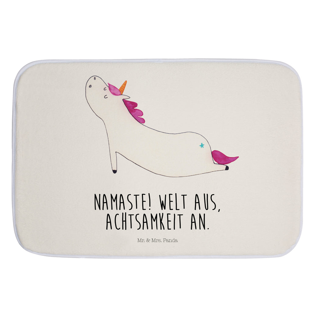 Badvorleger Einhorn Yoga Badematte, Badteppich, Duschvorleger, Badezimmerteppich, Badezimmermatte, Badvorleger, Duschmatte, Duschteppich, Einhorn, Einhörner, Einhorn Deko, Pegasus, Unicorn, Yoga, Namaste, Achtsamkeit, Entspannung, Joga, Yogamatte, Sport, lustig, witzig, süß