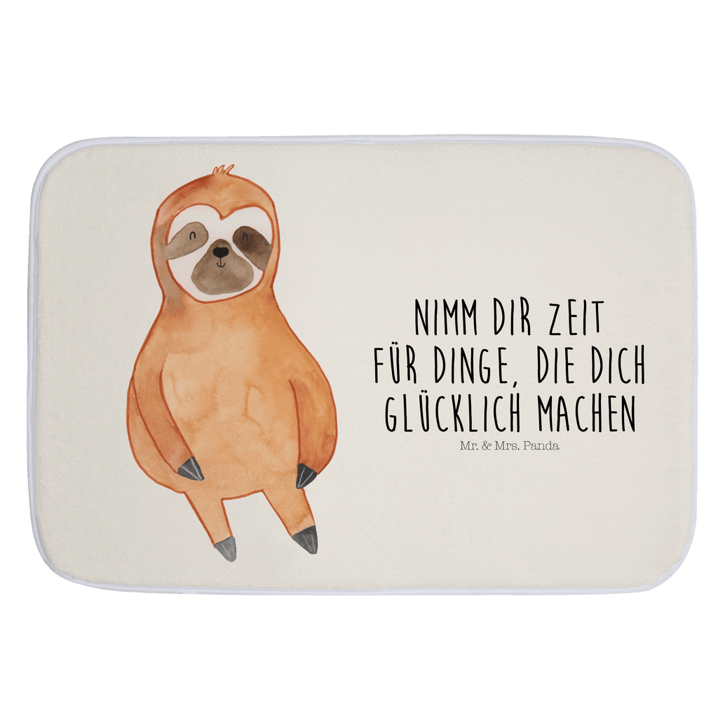 Badvorleger Faultier Zufrieden Badematte, Badteppich, Duschvorleger, Badezimmerteppich, Badezimmermatte, Badvorleger, Duschmatte, Duschteppich, Faultier, Faultier Geschenk, Faultier Deko, Faultiere, faul, Lieblingstier, Pause, relaxen, Glück, glücklich, zufrieden, happy, Zufriedenheit, Gelassenheit, Ruhe, Frieden