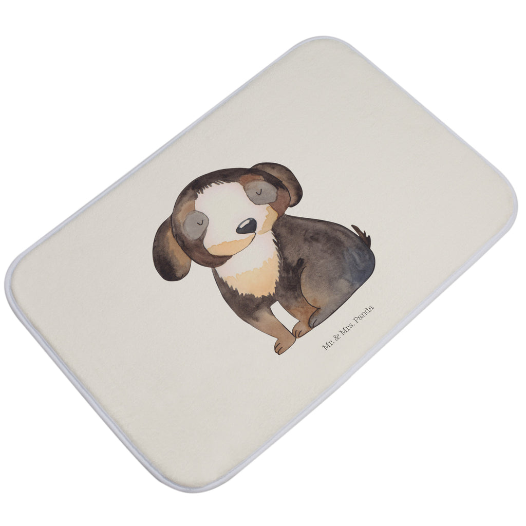 Badvorleger Hund entspannt Badematte, Badteppich, Duschvorleger, Badezimmerteppich, Badezimmermatte, Badvorleger, Duschmatte, Duschteppich, Hund, Hundemotiv, Haustier, Hunderasse, Tierliebhaber, Hundebesitzer, Sprüche, schwarzer Hund, Hundeliebe, Liebe, Hundeglück