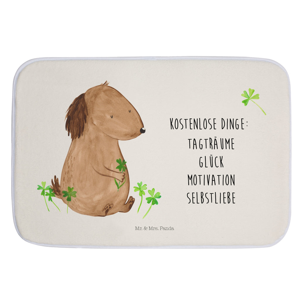 Badvorleger Hund Kleeblatt Badematte, Badteppich, Duschvorleger, Badezimmerteppich, Badezimmermatte, Badvorleger, Duschmatte, Duschteppich, Hund, Hundemotiv, Haustier, Hunderasse, Tierliebhaber, Hundebesitzer, Sprüche, Kleeblatt, Glück, Tagträume, Motivation, Neuanfang, Geschenk, Glücksbringer, Selbstliebe, Achtsamkeit