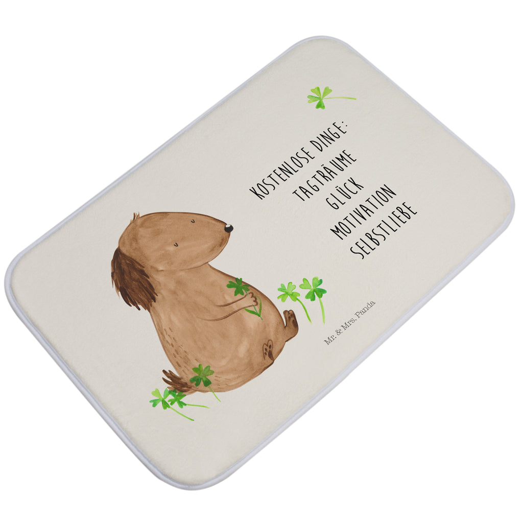 Badvorleger Hund Kleeblatt Badematte, Badteppich, Duschvorleger, Badezimmerteppich, Badezimmermatte, Badvorleger, Duschmatte, Duschteppich, Hund, Hundemotiv, Haustier, Hunderasse, Tierliebhaber, Hundebesitzer, Sprüche, Kleeblatt, Glück, Tagträume, Motivation, Neuanfang, Geschenk, Glücksbringer, Selbstliebe, Achtsamkeit