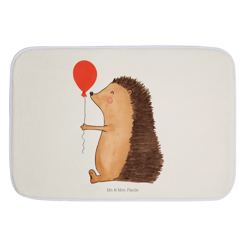Badvorleger Igel mit Luftballon Badematte, Badteppich, Duschvorleger, Badezimmerteppich, Badezimmermatte, Badvorleger, Duschmatte, Duschteppich, Tiermotive, Gute Laune, lustige Sprüche, Tiere, Igel, Geburtstag, Herzlichen Glückwunsch, Glückwunsch, Geburtstagskind, Ballon, Happy Birthday