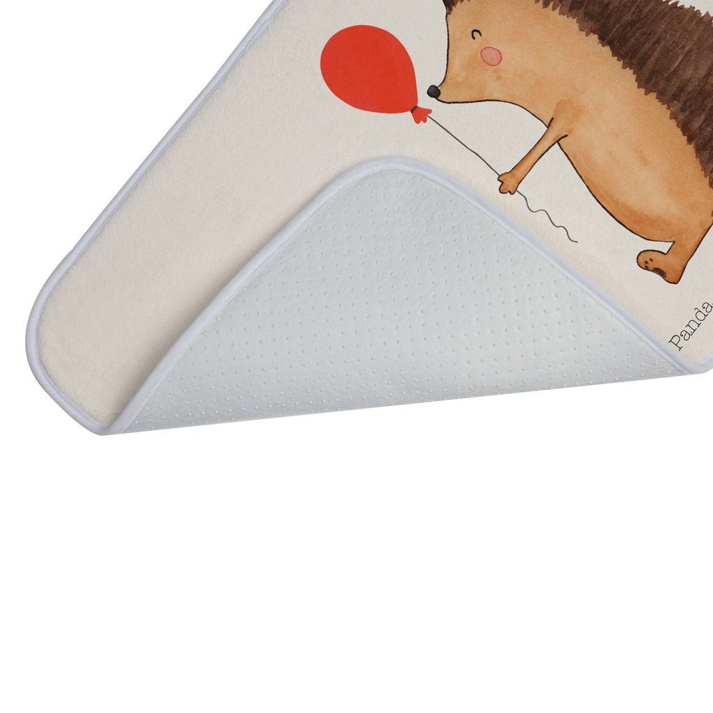 Badvorleger Igel mit Luftballon Badematte, Badteppich, Duschvorleger, Badezimmerteppich, Badezimmermatte, Badvorleger, Duschmatte, Duschteppich, Tiermotive, Gute Laune, lustige Sprüche, Tiere, Igel, Geburtstag, Herzlichen Glückwunsch, Glückwunsch, Geburtstagskind, Ballon, Happy Birthday