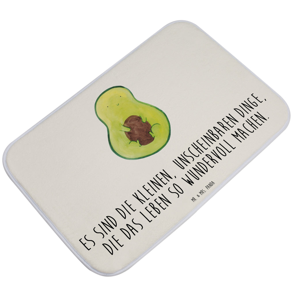 Badvorleger Avocado mit Kern Badematte, Badteppich, Duschvorleger, Badezimmerteppich, Badezimmermatte, Badvorleger, Duschmatte, Duschteppich, Avocado, Veggie, Vegan, Gesund, Avokado, Avocadokern, Kern, Pflanze, Spruch Leben