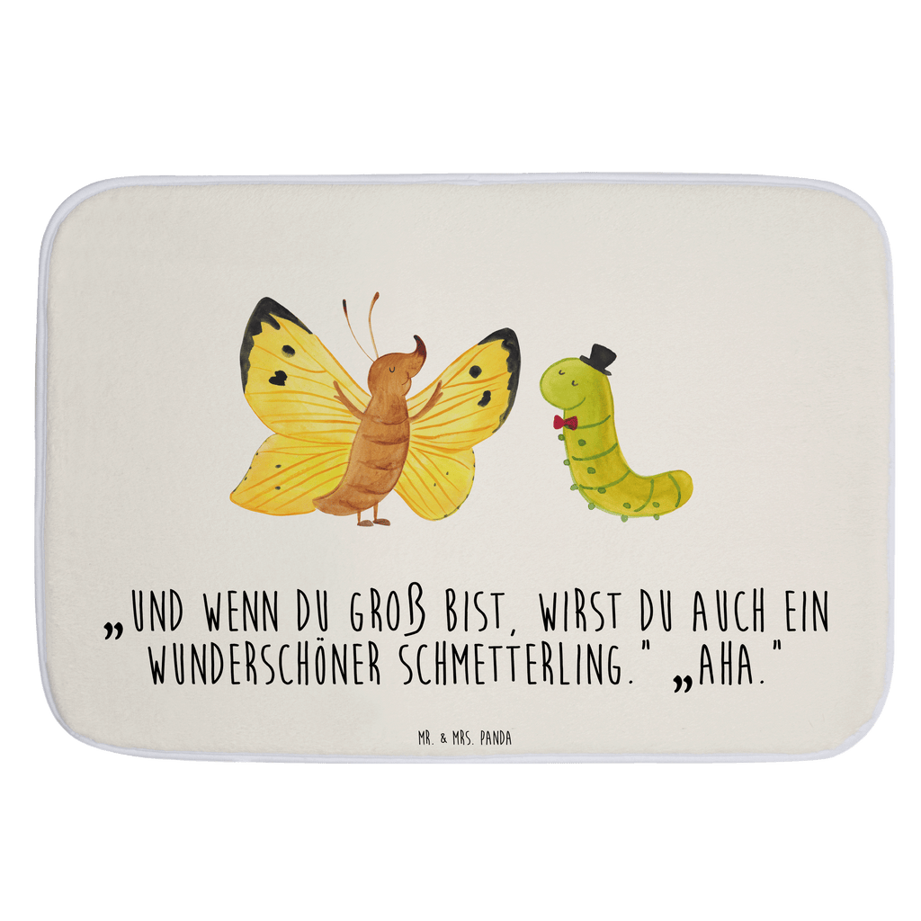 Badvorleger Raupe & Schmetterling Badematte, Badteppich, Duschvorleger, Badezimmerteppich, Badezimmermatte, Badvorleger, Duschmatte, Duschteppich, Tiermotive, Gute Laune, lustige Sprüche, Tiere, Raupe, Schmetterling, Zitronenfalter, Entwicklung, Erwachsen werden, Kokon, Hut, Hütchen, Schönheit, Aufwachsen