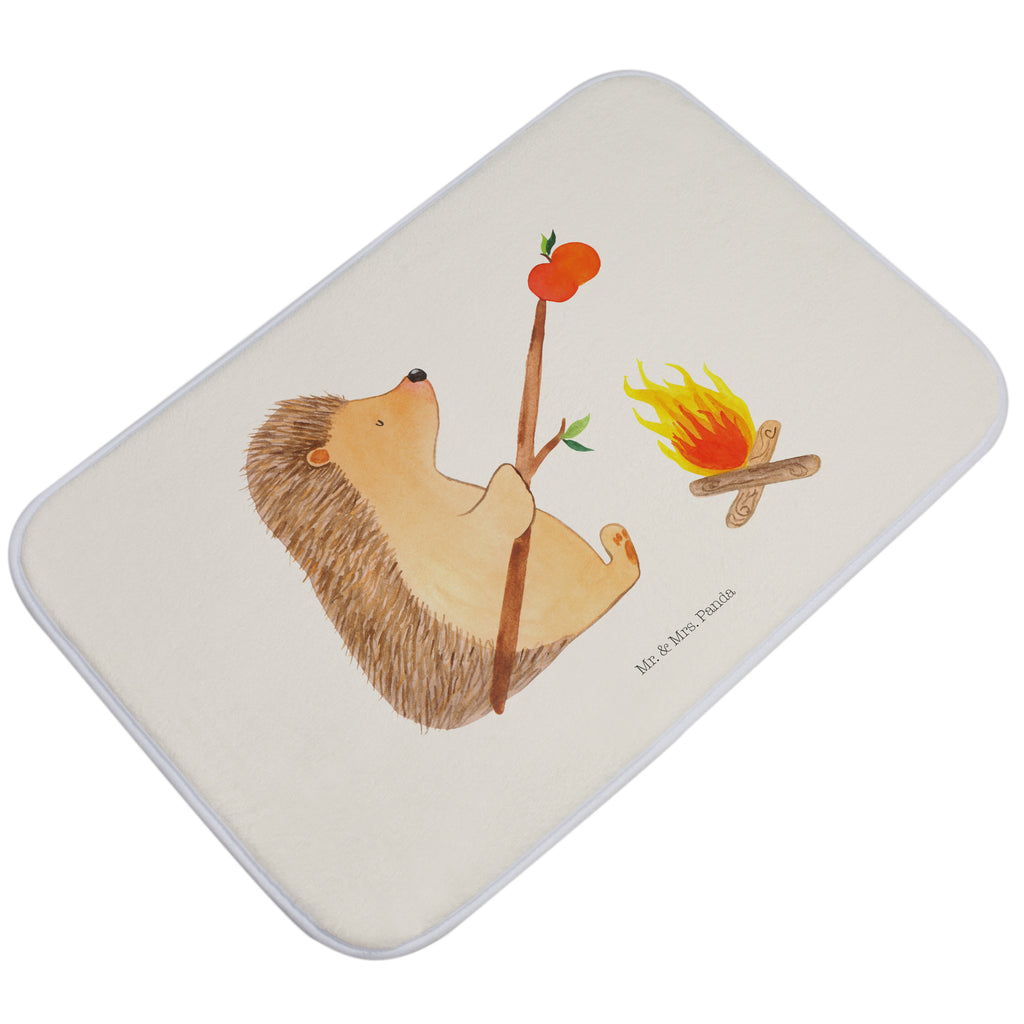 Badvorleger Igel grillt Badematte, Badteppich, Duschvorleger, Badezimmerteppich, Badezimmermatte, Badvorleger, Duschmatte, Duschteppich, Tiermotive, Gute Laune, lustige Sprüche, Tiere, Igel, Grillen, Ziele, Motivation, arbeitslos, Sinn des Lebens, Spruch