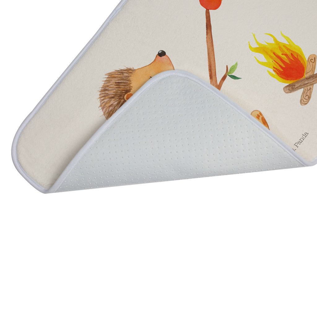 Badvorleger Igel grillt Badematte, Badteppich, Duschvorleger, Badezimmerteppich, Badezimmermatte, Badvorleger, Duschmatte, Duschteppich, Tiermotive, Gute Laune, lustige Sprüche, Tiere, Igel, Grillen, Ziele, Motivation, arbeitslos, Sinn des Lebens, Spruch
