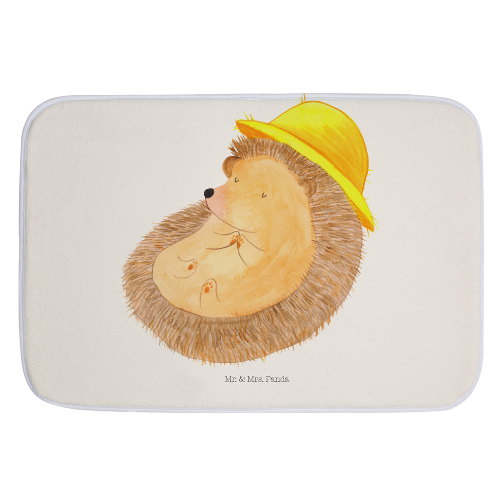 Badvorleger Igel betet Badematte, Badteppich, Duschvorleger, Badezimmerteppich, Badezimmermatte, Badvorleger, Duschmatte, Duschteppich, Tiermotive, Gute Laune, lustige Sprüche, Tiere, Igel, Igel mit Hut, Sonnenhut, Gott, Amen, beten, Leben, Dankbarkeit, Dankbar sein, dankbar, genießen