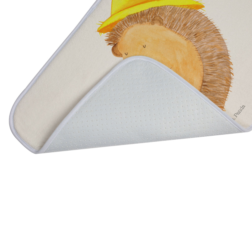Badvorleger Igel betet Badematte, Badteppich, Duschvorleger, Badezimmerteppich, Badezimmermatte, Badvorleger, Duschmatte, Duschteppich, Tiermotive, Gute Laune, lustige Sprüche, Tiere, Igel, Igel mit Hut, Sonnenhut, Gott, Amen, beten, Leben, Dankbarkeit, Dankbar sein, dankbar, genießen