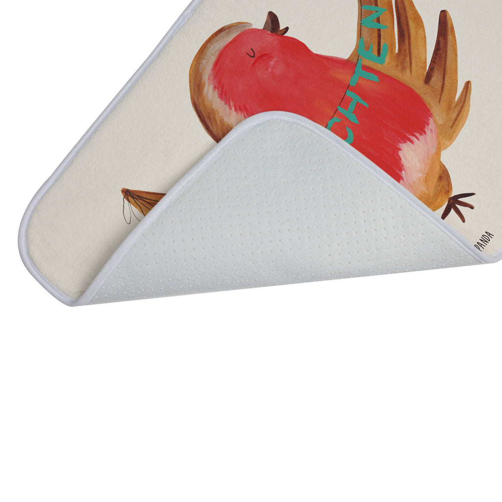 Badvorleger Rotkehlchen Weihnachten Badematte, Badteppich, Duschvorleger, Badezimmerteppich, Badezimmermatte, Badvorleger, Duschmatte, Duschteppich, Winter, Weihnachten, Weihnachtsdeko, Nikolaus, Advent, Heiligabend, Wintermotiv, Frohe Weihnachten, Weihnachtsmotiv, Weihnachtsgruß, Vogel, xmas