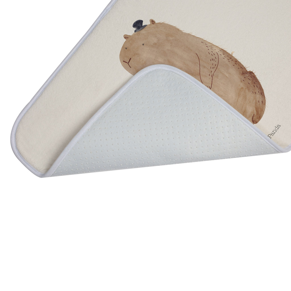 Badvorleger Murmeltier Badematte, Badteppich, Duschvorleger, Badezimmerteppich, Badezimmermatte, Badvorleger, Duschmatte, Duschteppich, Tiermotive, Gute Laune, lustige Sprüche, Tiere, Murmeltier, Knigge, Fröhlichkeit, Freundlichkeit, Respekt, Anstand