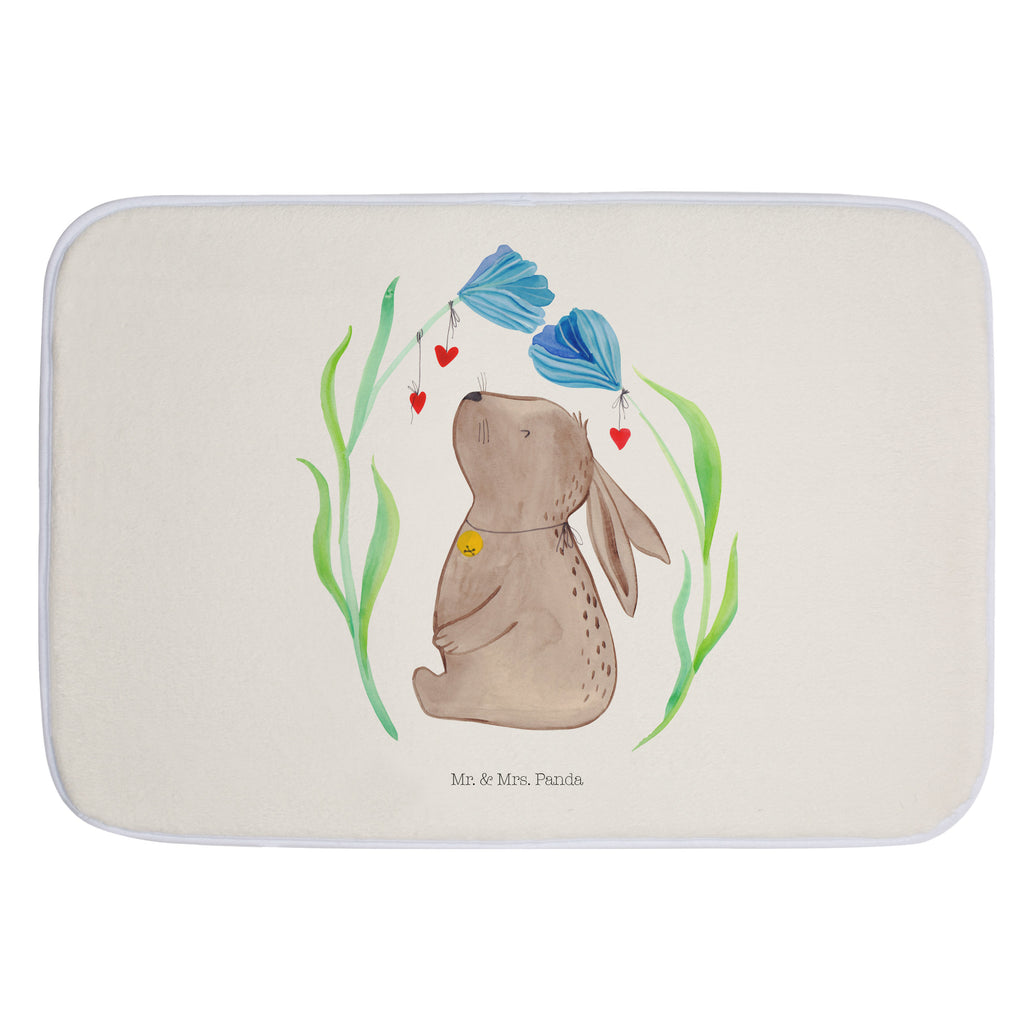 Badvorleger Hase Blume Badematte, Badteppich, Duschvorleger, Badezimmerteppich, Badezimmermatte, Badvorleger, Duschmatte, Duschteppich, Ostern, Osterhase, Ostergeschenke, Osternest, Osterdeko, Geschenk zu Ostern, Hase, Kaninchen, Kind, Taufe, Taufgeschenk, Geburt, Schwangerschaft, erstes Kind, Kindergeburtstag, Geburtstag, Hoffnung, Träume