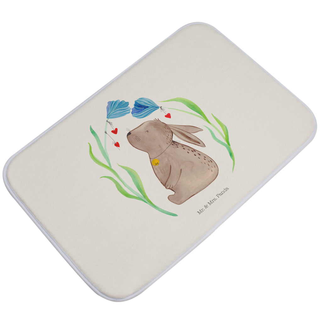 Badvorleger Hase Blume Badematte, Badteppich, Duschvorleger, Badezimmerteppich, Badezimmermatte, Badvorleger, Duschmatte, Duschteppich, Ostern, Osterhase, Ostergeschenke, Osternest, Osterdeko, Geschenk zu Ostern, Hase, Kaninchen, Kind, Taufe, Taufgeschenk, Geburt, Schwangerschaft, erstes Kind, Kindergeburtstag, Geburtstag, Hoffnung, Träume